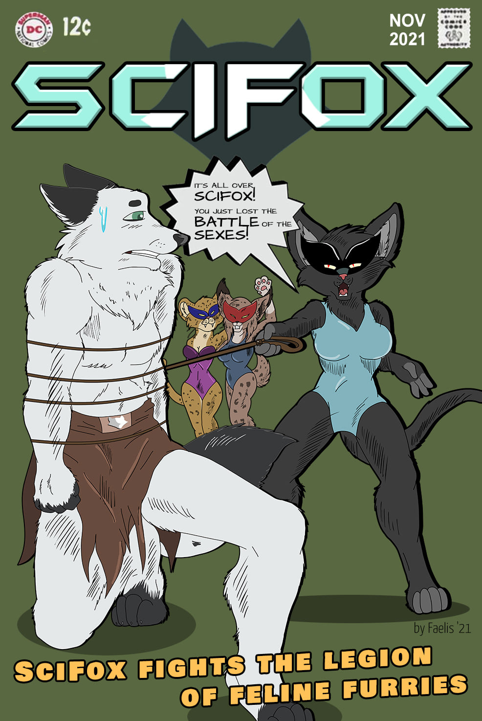 SciFox fights the legion of feline furries furies and just lost the battle of the sexes