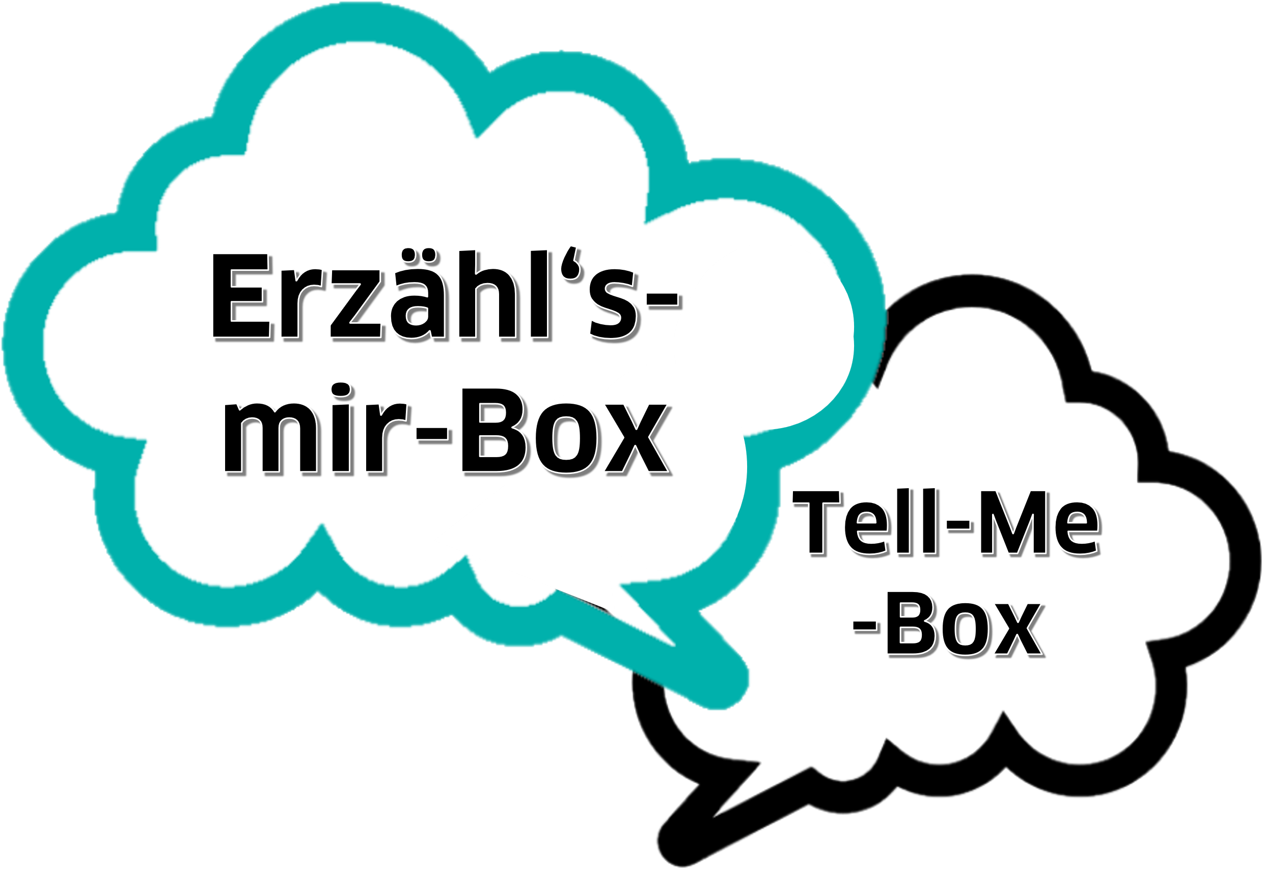 Erzähl's-Mir-Box Sprechblasen mit Name