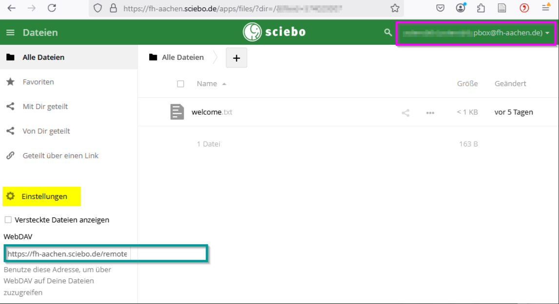 Illustrierender Screenshot