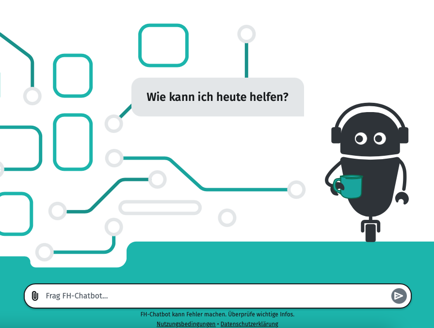 Screenshot KI-Connect, Chatbereich