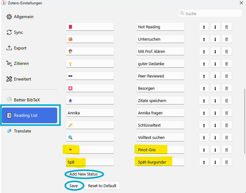 Screenshot Read-Stutus Plugin
