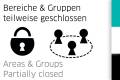 Öffnen Gruppen und geschlossene Bereiche